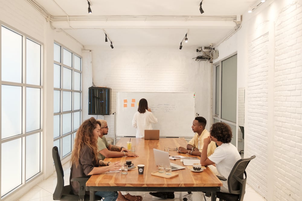 Colleagues Having a Meeting in Office